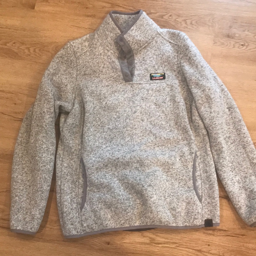 LL Bean Sweater Fleece Pullover